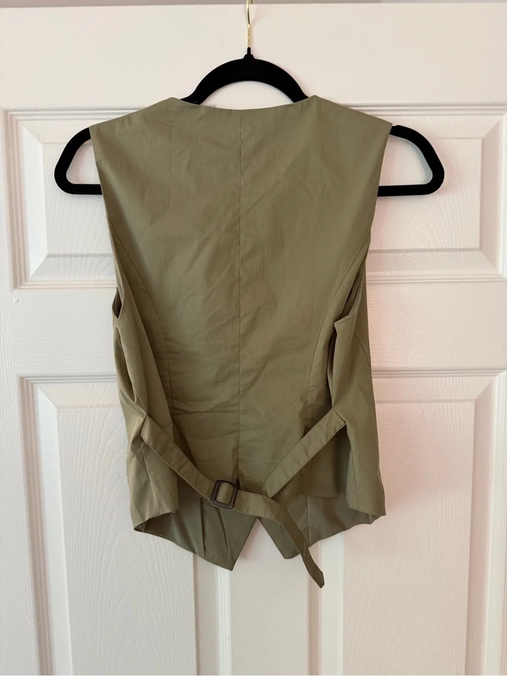 Steve Madden Olive Sleeveless V-Neck Vest
